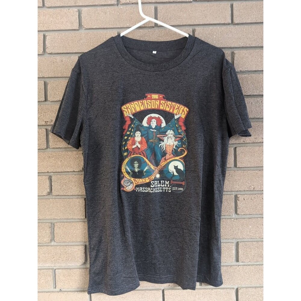 Grey The Sanderson Sisters Hocus Pocus T-Shirt Size: Large